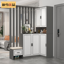 Access to one shoe cabinet porch cabinet partition cabinet home shoe cabinet solid wood coat rack living room