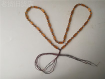 Old bag really antique antique natural Amber Rosin lanyard kingpo lanyard rare collectibles