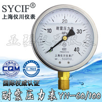 Vibration-proof pressure gauge YN60 100 hydraulic hydraulic pressure hydraulic seismic table 0-1 1 6 2 5 40mpa