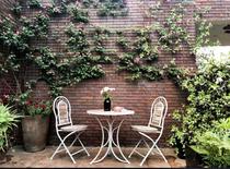 Outdoor Garden Terrace Balcony Patio Patio Style Grocery Solid Wood Iron Art Casual Table And Chairs Kit Retro Make Old American