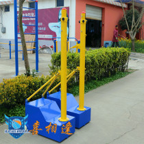 Multifunctional volleyball net frame exhaust feather tennis rack volleyball post adjustable counterweight type empty box mobile net Post