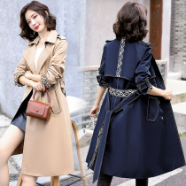 Wind clotheswoman medium length 2021 new autumn lady Yingren wind small taller coat with its coat female spring and autumn 100 hitch