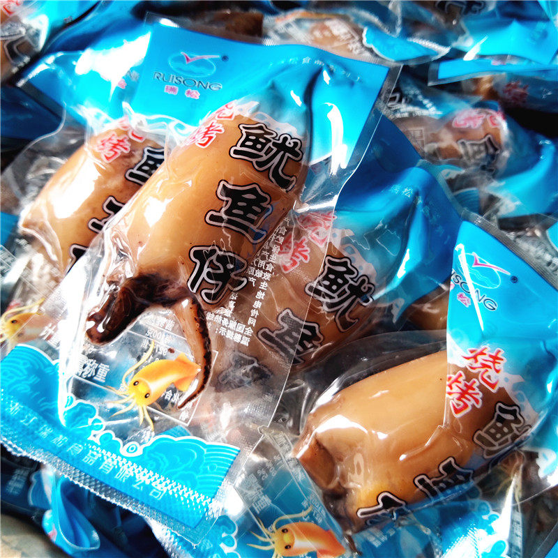 瑞松鱿鱼仔500克即食海鲜干货烧烤墨鱼不带籽温州特产小吃零食品