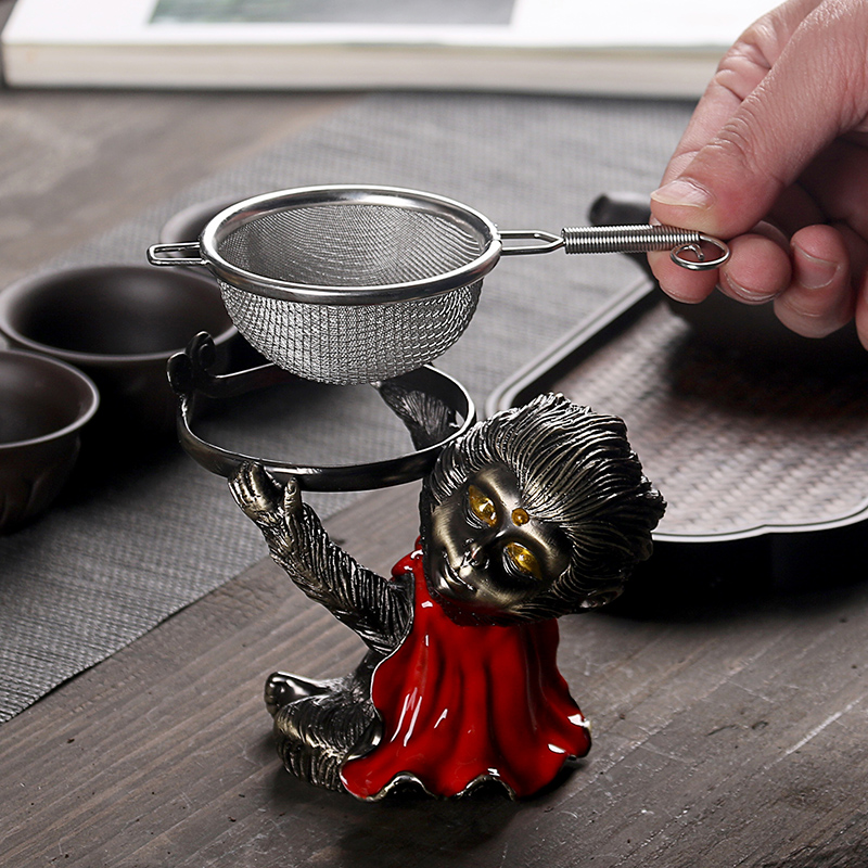 Really creative wukong was cooper) tea pet kung fu tea tea accessories Monkey King tea strainer