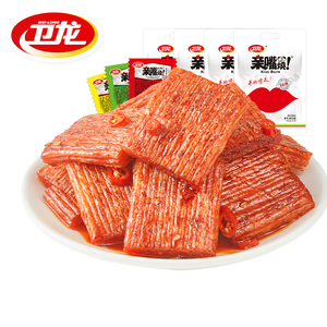 卫龙亲嘴烧辣条多口味混合小包装网红麻辣儿时怀旧小零食休闲食品