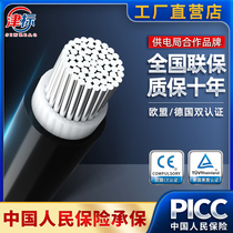 National standard aluminum core cable single core 35 95 120 150 240 300 630 square overhead aluminum wire