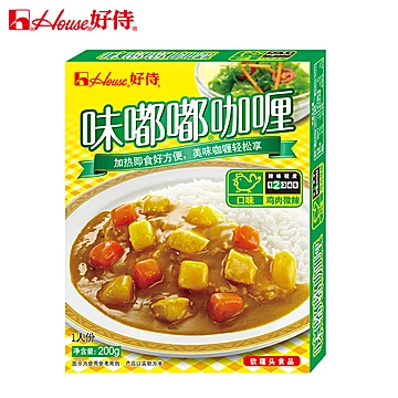 好侍咖喱酱鸡肉即食拌饭微辣200g*5盒[3元优惠券]-寻折猪