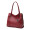 Wine red top layer cowhide