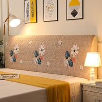 Wooden bed head cover net red with Nordic style 1 meter 8 bed cover soft bag can be removed and wash all bag Cotton