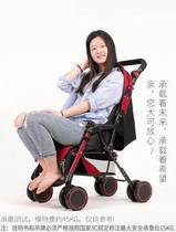 Folding stroller can sleep portable breathable baby baby trolley girl