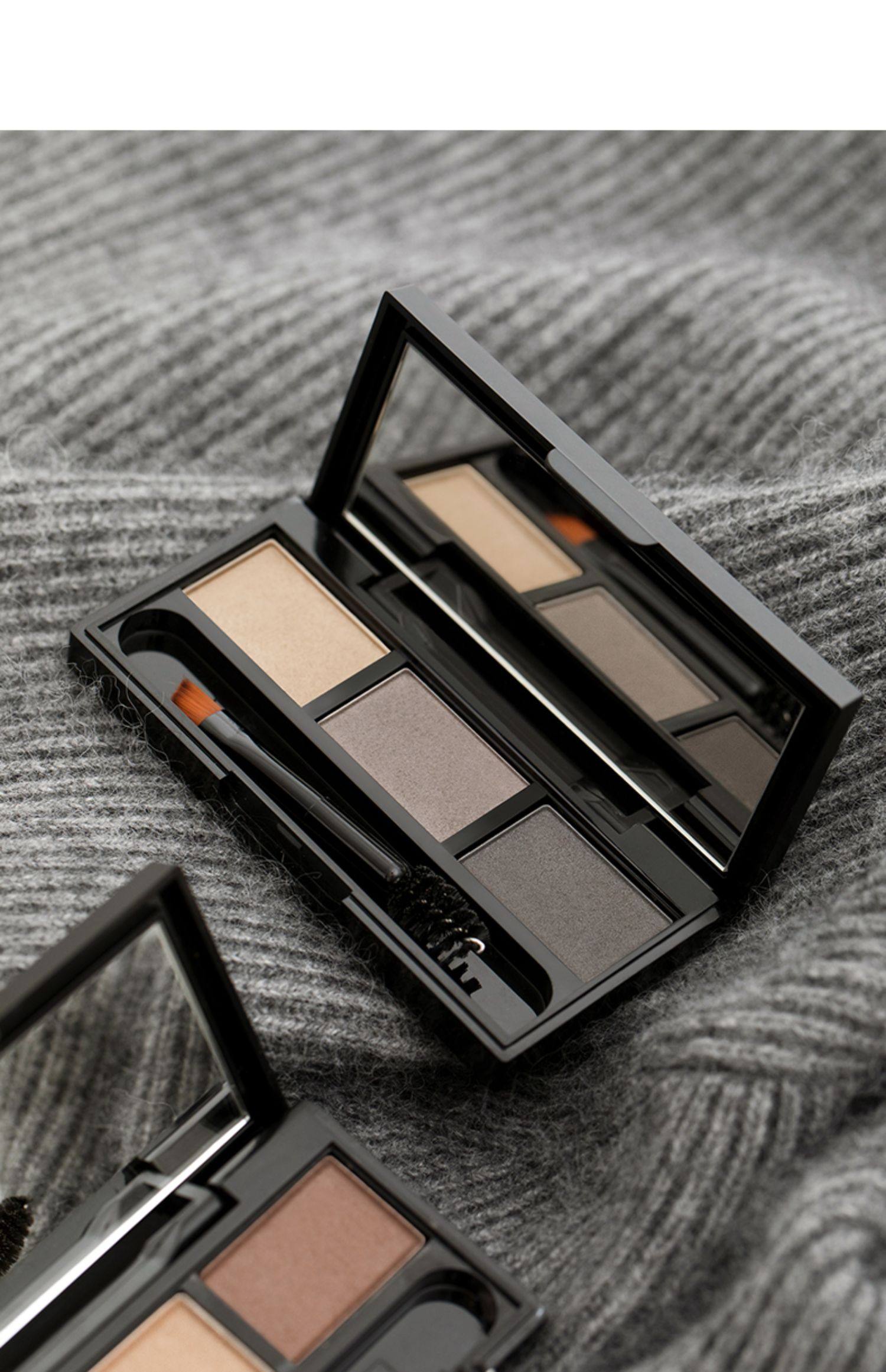 girl2girl立体修容三色眉粉饼鼻影盘女生防水自然防汗不脱色持久_全网