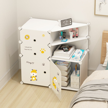Simple bedside table rental room dedicated rental house small furniture cheap bedroom large size large storage rack