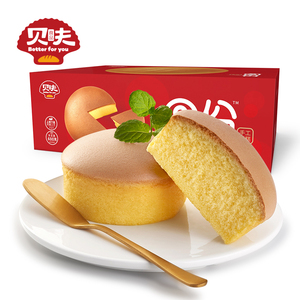 贝夫圆份蛋糕整箱600g营养手撕早餐面包糕点手工鸡蛋糕休闲零食