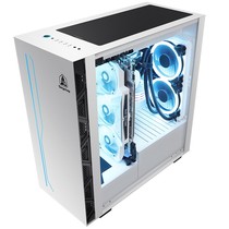 Xingu Kaiyuan T1 full tower side through glass DIY desktop computer case ATX back line graphics card vertical packing box