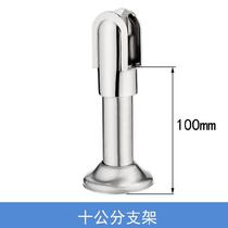 Partition support footstand upright post toilet door high partition leg frame wooden side foot rest base screen public