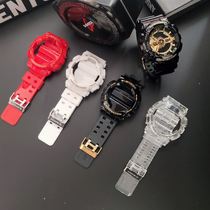 Adapted Casio watches with GA100 110120 black gold watch with transparent G-SHOCK non-original accessories