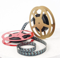 (Give 35mm film) old film piece 35mm film round creative props of retro decoration