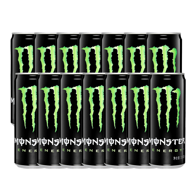 魔爪monster energy 能量风味饮料 330ml*12罐36.8元包邮 之前最低60.