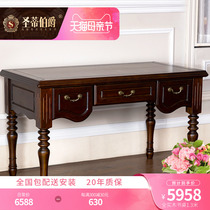 Saint Ty Countess American Countryside Solid Wood Desk 1 3 m Book Room Desk Furniture Au Style Writing Desk
