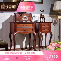 Count American Countryside Flower Shelf Retro Living-room Flower Pots Shelf Solid Wood Flowers a few European-style shelves High flower racks