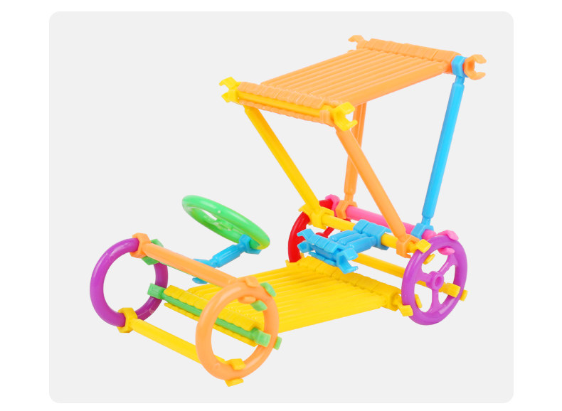 儿童聪明魔术棒塑料积木男孩女孩益智启蒙幼儿园宝宝拼插拼装玩具