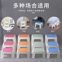 Stool house with thickened plastic stool fashion small bench simple living room dining table high stool creative cute tender bench