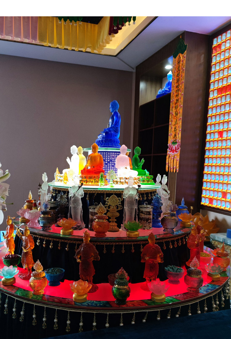 药师坛城佛像药师佛十二药叉八大菩萨摆件佛具大全