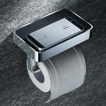 Punch-free all-copper bathroom roll holder Toilet toilet toilet toilet paper towel box Bathroom mobile phone holder