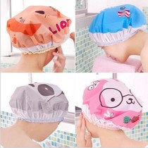 Bath Hat Womens Hair Film Special Waterproof Lady Bath Cap Grown-up Shower Hood Home Oil Smoke Waterproof Bath Head Body Sauté