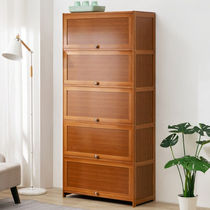 Trojan horse simple multilayer floor turning door sealing cabinet Nangbamboo office cabinet File cabinet Office information