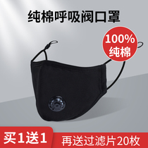 Cotton mask female goddess fashion Winter windproof cloth mask mens tide filter anti smog PM2 5