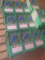 SC Free Jump of fusion fiber disc square head melting fiber disc 12 Core free of jumper integrated pallet optical fiber disc photo-paying disc