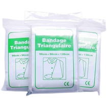 Outdoor Emergency Lifesaving Equipment Non-woven triangular bandage Triangle Towel camping Protective First Aid Package Travel Supplies