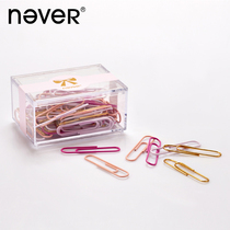 never mint green paper clips paper clips plastic boxes stationery office supplies binding supplies three pieces