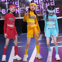 The new cheerleading costume Korean version of sports suit walk-show girl jazz dance suit cheerleader costume