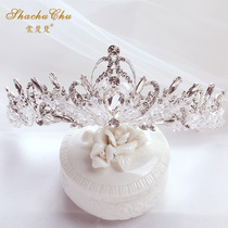 Crown headdress children Princess children crown Net red same hair hoop catwalk birthday cake gift performance hair accessories