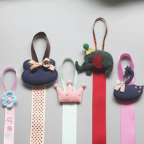 Hairpin storage childrens hairpin storage belt wall hanging headwear storage box female baby hair accessories hairpin storage belt