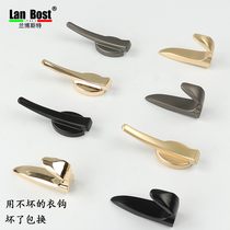 Nordic hook black single hanging hook Coat hook single hook wall clothes wall hanging gold household porch hook