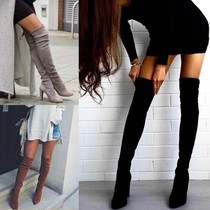 Woman Winter High heels Casual Women Long Boots Ladies Shoes