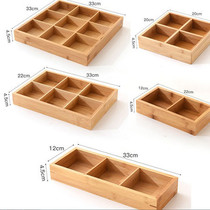 Nine Palace Lattice Trays Jiugong Fire Pot Shop Cutlery Cutlery With Wooden Breakfast Vegetables Parquet Day Style Cuisine Containing Boxes