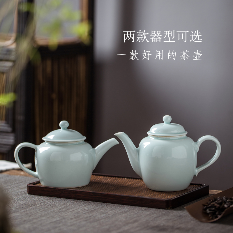 Checking out ceramic teapot single pot of single jingdezhen kung fu tea set heat large capacity ball hole single teapot