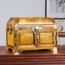 Golden Nan wood jewelry box ancient and solid wood red wood jewelry box high-end jewelry box anti-corrosion Xiaoye Zhennan storage box