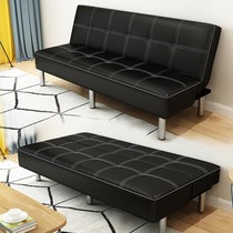 Small apartment folding sofa bed multi-functional double solid wood single lazy dual-purpose sofa economical can be used as a bed