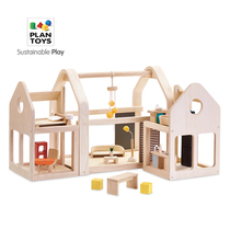 Imported PlanToys7611 variety doll room Childrens girl simulation house toy villa birthday gift