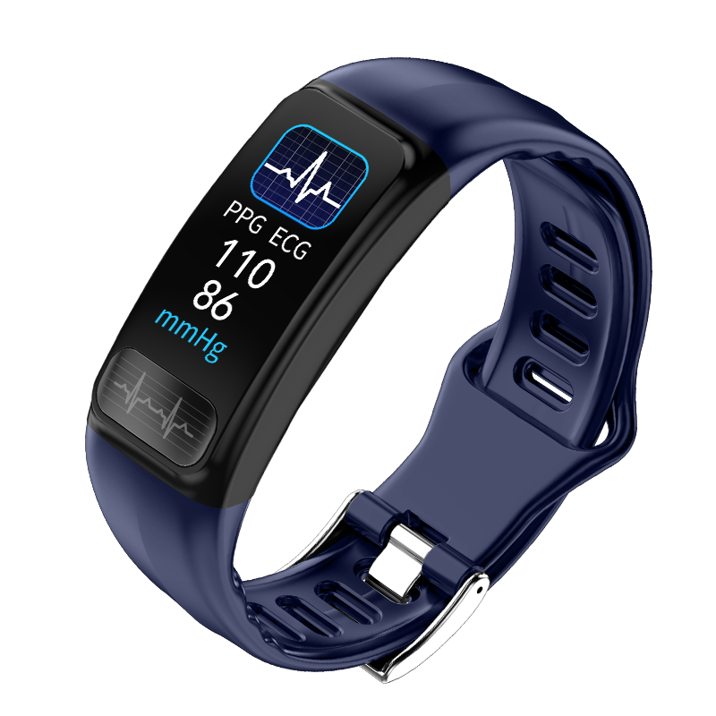 ecg intelligent bracelet blood pressure and heart rate monitor heart alarm heart rate and heart rate monitor heart rate and heart rate electronic multi-functional sports watch waterproof for men and women common elderly people measure blood pressure and pulse