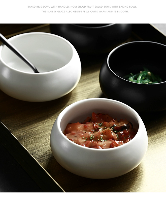 Fangzhu sáng tạo gốm sứ tròn gia vị món ăn nhúng giấm món ăn gia đình bộ đồ ăn nhỏ nước tương món ăn nhúng món ăn nhỏ - Đồ ăn tối