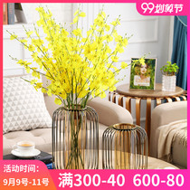 Nordic living room TV cabinet table porch corner a few vases flower arrangement American model room light luxury decorations ornaments