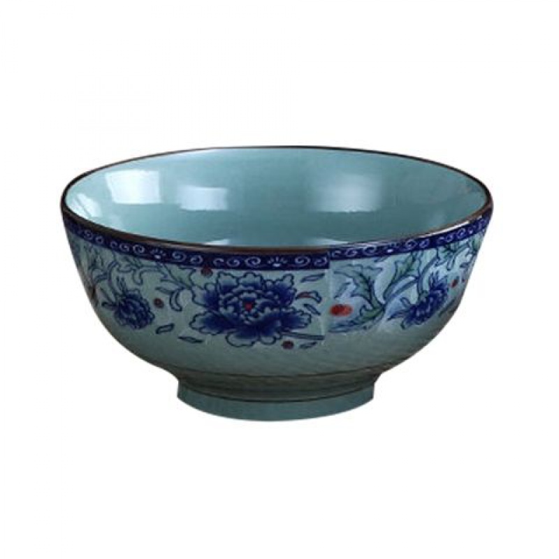 Jingdezhen Chinese celadon bowl bowl of Japanese to rainbow such use ceramic bowl of blue and white porcelain bowls rainbow such as bowl bowl prevent hot dishes