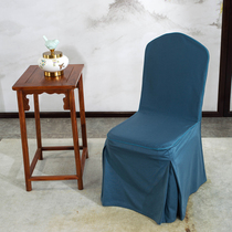 Custom Upscale Hotel Chair Set Hotel Dining Room Banquet Chair Cover New Chinese Conjoined Dining Chair Stool Cover