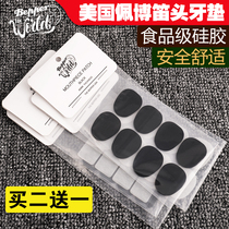 American Pebo Middle Tone High Soundbite Acoustic Sax Tooth Mat Clarinet Gum Wood Metal Flute Head Protection Mat